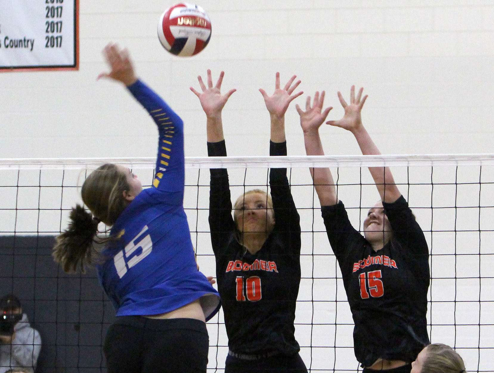 Rice Lake at Bloomer volleyball 10-24-19